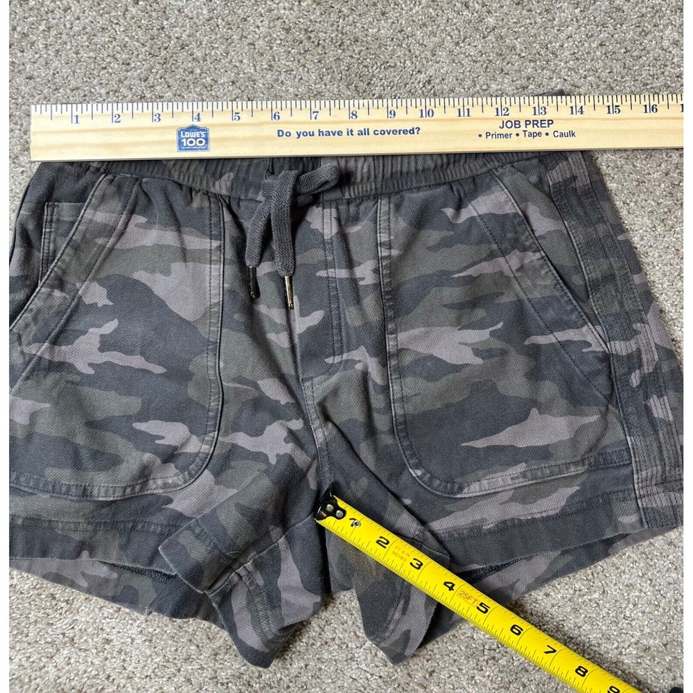 Athleta Women's Camo Farallon Shorts Size 4 Elastic‎ Waist With Pockets - Picture 5 of 5
